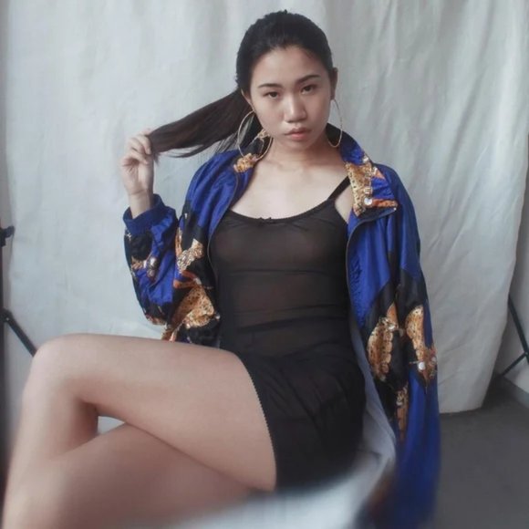 F21 Mesh Lingerie / Bodycon Mini Dress - Picture 3 of 7